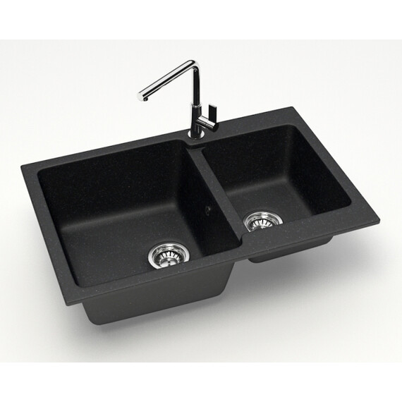 Кухонная мойка Azario Grand CS00079903, чёрный, Цвет производителя: чёрный - фото 2
