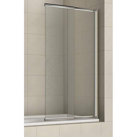 Шторка для ванны Azario Merrit 100х140 см AZ-NF6122 1000 silver, хром/прозрачное - фото 2