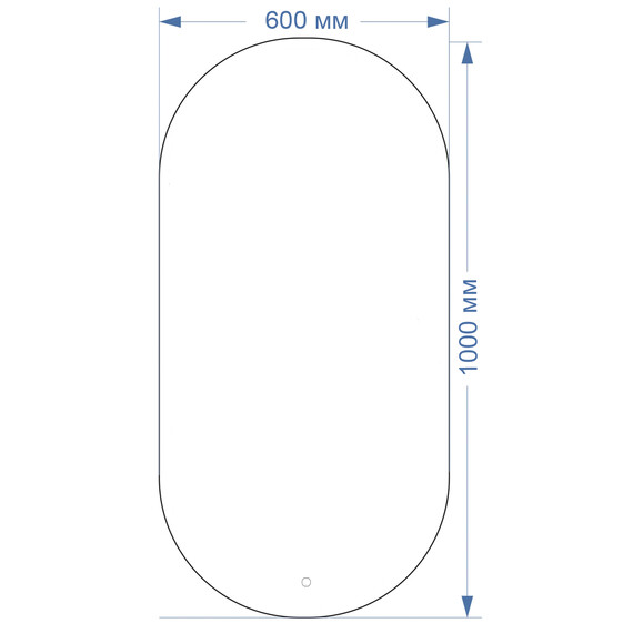 Зеркало Azario Alone Arco 60 см CS00078967 - фото 3