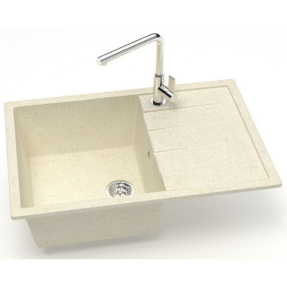 Кухонная мойка Azario Vision CS00078338, бежевый, Цвет производителя: бежевый - фото 2