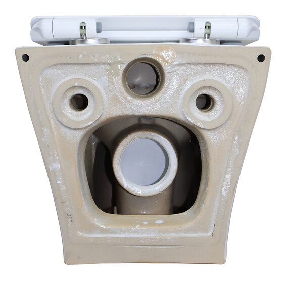 Унитаз подвесной безободковый Azario Fretta Round с тонкой крышкой микролифт - фото 9