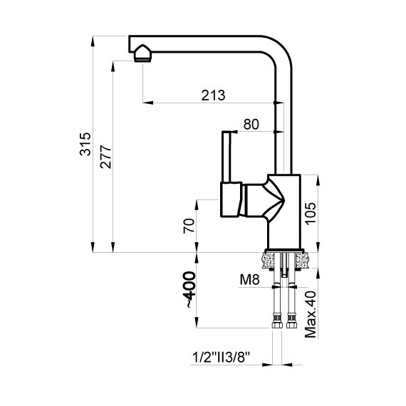 Смеситель для кухни Azario Evans AZ-152944316, белый, Цвет производителя: белый - фото 2