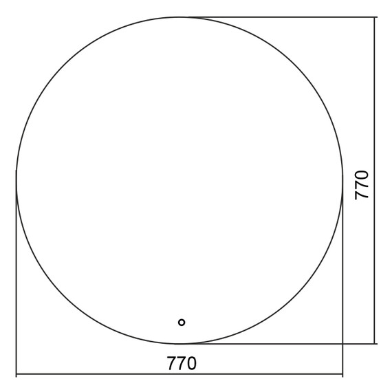 Зеркало Azario Саванна 77 см ФР-00000954 - фото 6