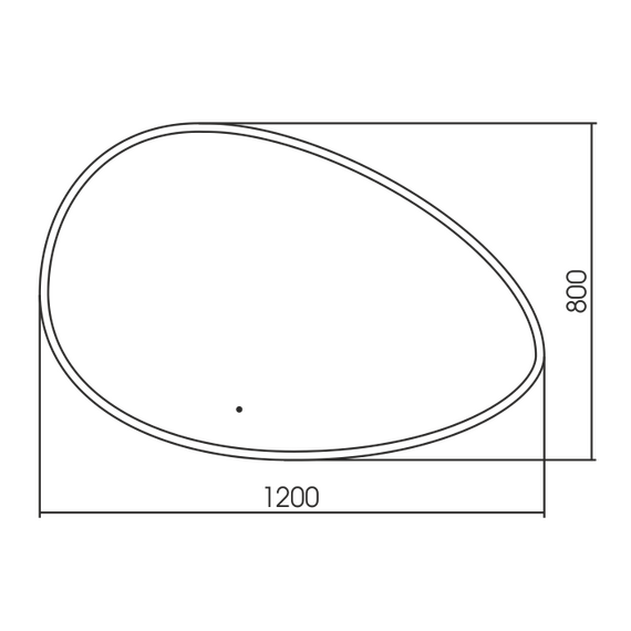 Зеркало Azario Omega Led 120 см - фото 4