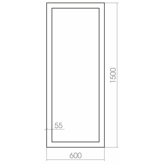 Зеркало Azario Монреаль 60 см, дуб - фото 5