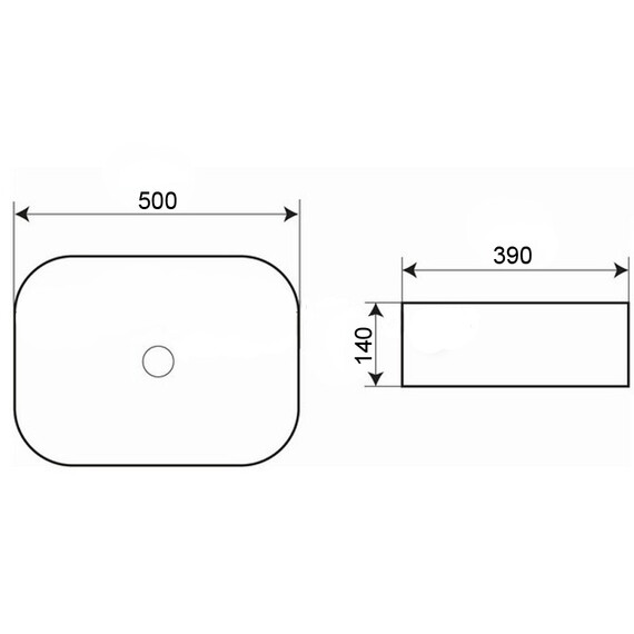 Раковина-чаша Azario 50 см AZ-2195 - фото 3