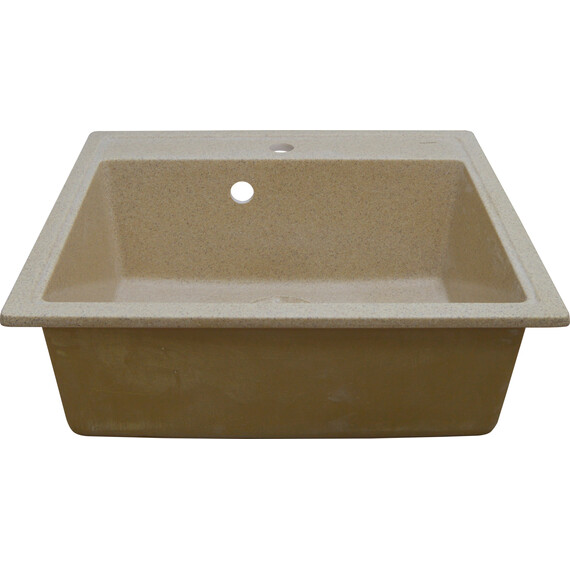 Кухонная мойка Azario Litos CS00078326, песочный, Цвет производителя: песочный - фото 3