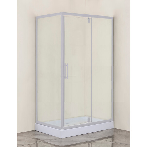 Душевое ограждение Loranto 120x80 см CS-6128C 120, хром/прозрачное - фото 2