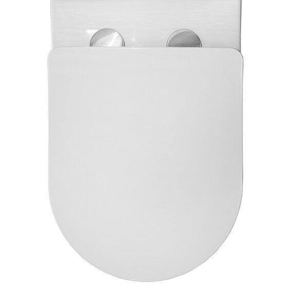 Унитаз-компакт безободковый Azario Ambra AZ-848 с крышкой микролифт - фото 10