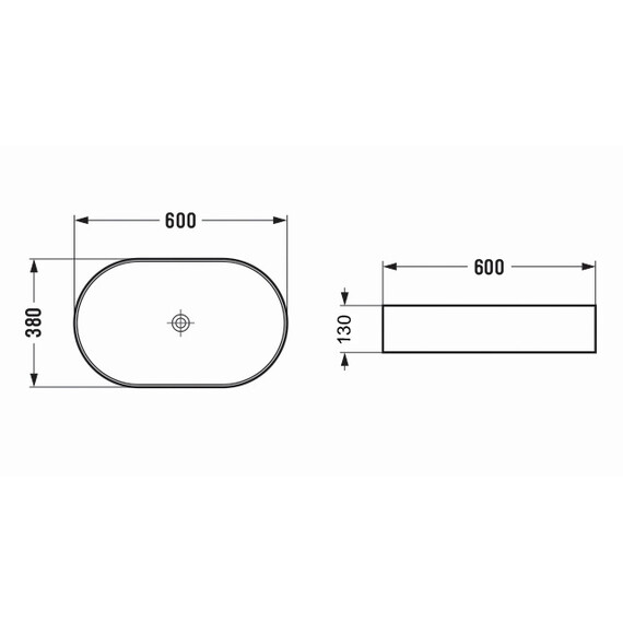 Раковина-чаша Azario 60 см AZ-78330D - фото 3