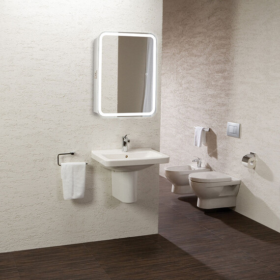 Зеркало-шкаф Azario Фиджи flip Led 50 см LED-00002471 - фото 3