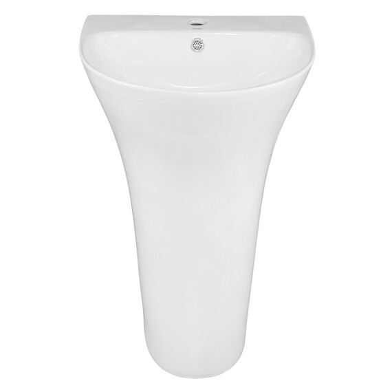 Раковина напольная Azario Fretta Round 48 см - фото 2