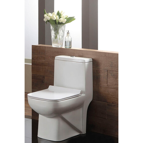 Унитаз-моноблок Azario Zeno AZ-1169 с крышкой микролифт - фото 16