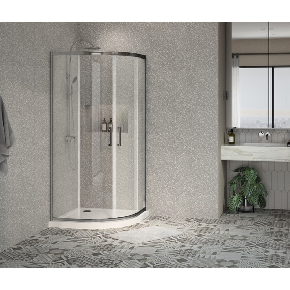 Душевое ограждение Azario Ostin 100x100 см AZ-121 S А, хром/прозрачное - фото 4