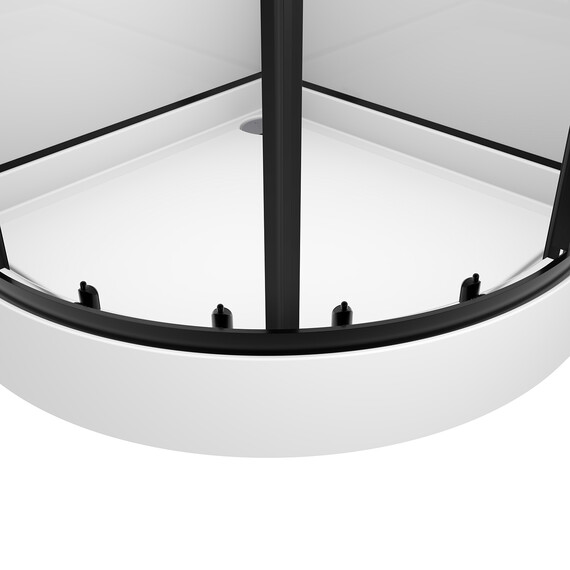 Душевая кабина Loranto Neo 90x90 см CS-22109, чёрный/прозрачное - фото 3