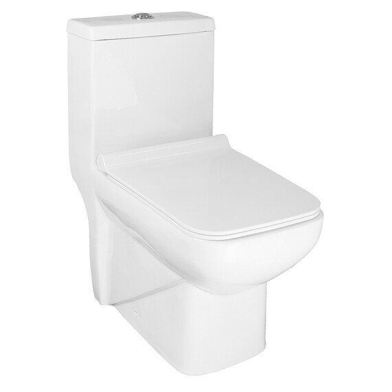 Унитаз-моноблок Azario Zeno AZ-1169 с крышкой микролифт - фото 2