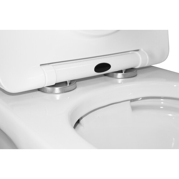 Унитаз-компакт безободковый Azario Ambra AZ-848 с крышкой микролифт - фото 9