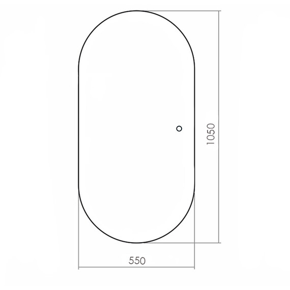 Зеркало Azario Viva 55 см LED-00002549 - фото 5