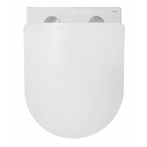 Унитаз подвесной безободковый Azario Teramo AZ-0053 SP с крышкой микролифт, Цвет производителя: белый - фото 10