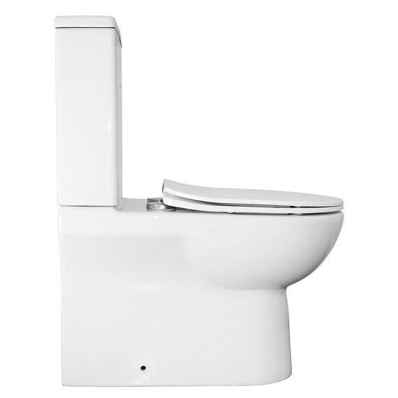 Унитаз-компакт безободковый Azario Ambra AZ-848 с крышкой микролифт - фото 13