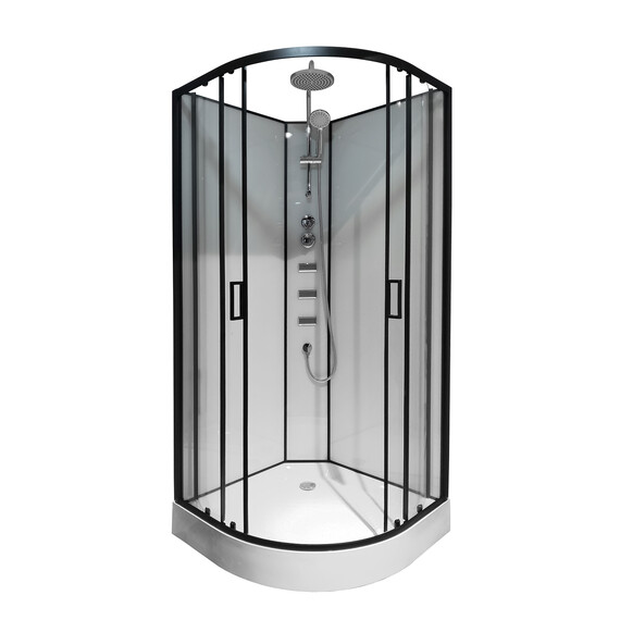 Душевая кабина Loranto Neo 90х90 см CS-21811, чёрный/прозрачное - фото 2