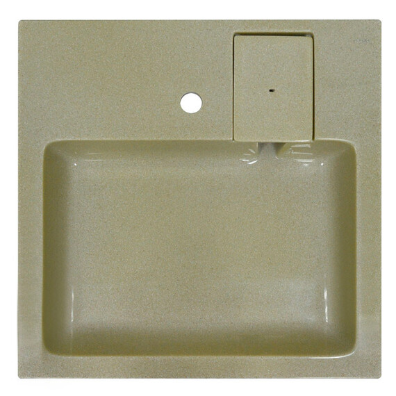 Раковина над стиральной машиной Azario Monako 60 см CS00079880, бежевый - фото 2