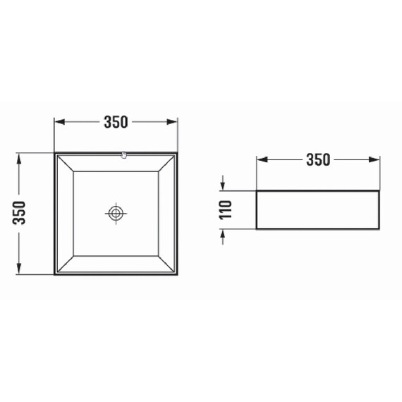 Раковина-чаша Azario 35 см AZ-2179-S SP - фото 3