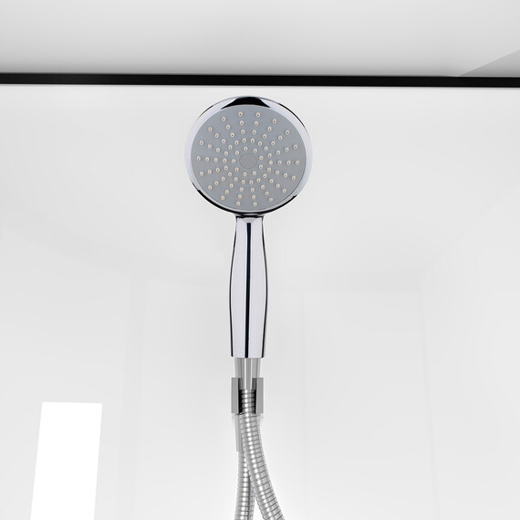 Душевая кабина Loranto Neo 90x90 см CS-22109, чёрный/прозрачное - фото 6