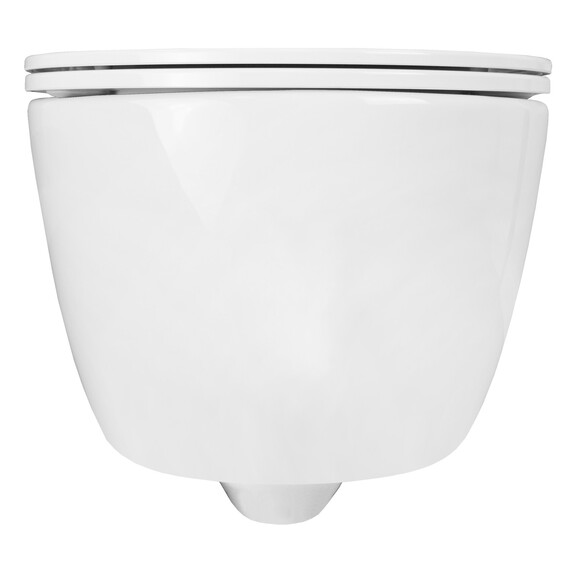 Унитаз подвесной безободковый Azario Ferio 87565 с тонкой крышкой микролифт - фото 8