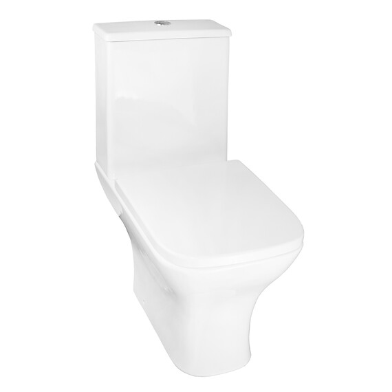 Унитаз-компакт безободковый Azario Nigel AZ-55 с крышкой микролифт - фото 2