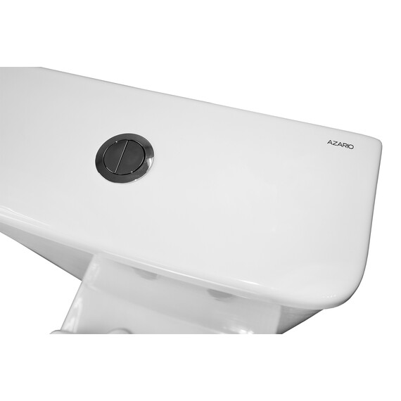 Унитаз-компакт безободковый Azario Anteo Round AZ-1219A с тонкой крышкой микролифт - фото 8