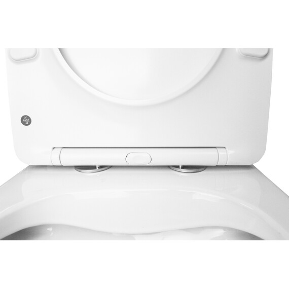 Унитаз-моноблок безободковый Azario Terni AZ-8618 с крышкой микролифт - фото 9