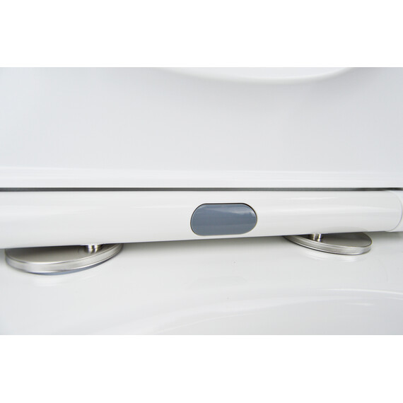 Унитаз-компакт безободковый Azario Fretta Square AZ-5121 с крышкой микролифт - фото 8