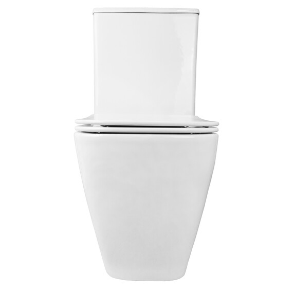 Унитаз-компакт безободковый Azario Levanto AZ-1228A с крышкой микролифт - фото 10