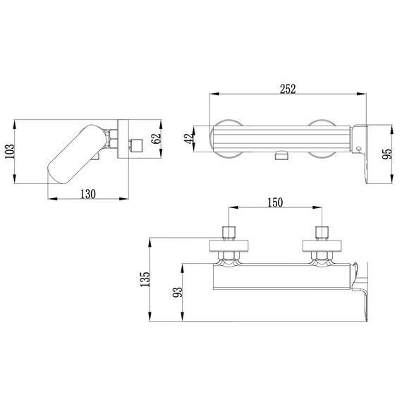 Смеситель для душа Azario Asher AZ-VNN338311C - фото 6