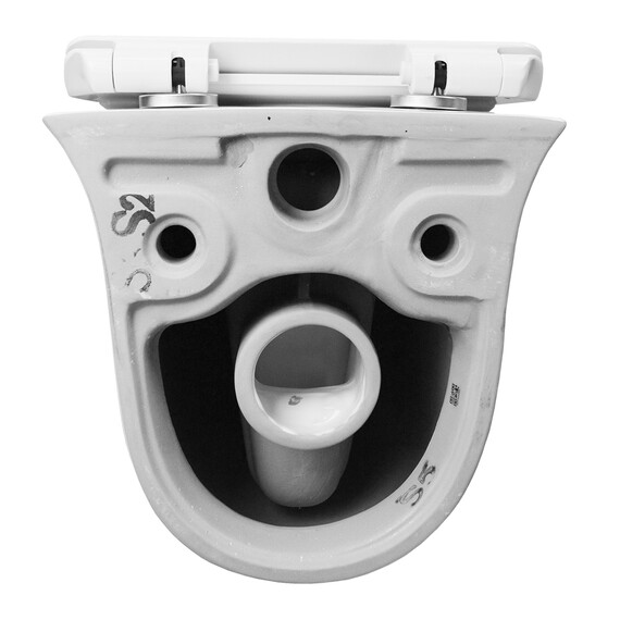 Унитаз подвесной безободковый Azario Felice AZ-0051 с крышкой микролифт - фото 6