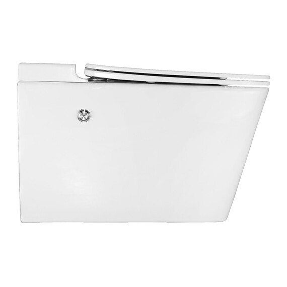 Унитаз подвесной импульсный Azario AZ-101C с тонкой крышкой микролифт (монтажная рама в комплекте) - фото 10