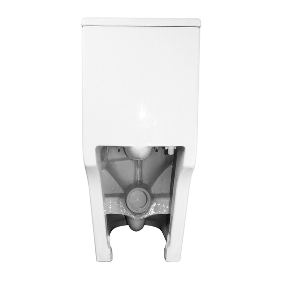 Унитаз-моноблок безободковый Azario Scala AZ-8101 с тонкой крышкой микролифт (система смыва торнадо) - фото 13