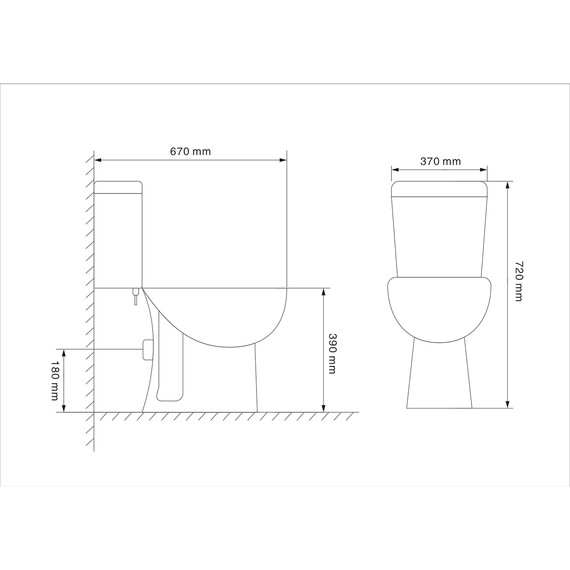 Унитаз-компакт Loranto Lino CS-CT8812 с тонкой крышкой микролифт - фото 10