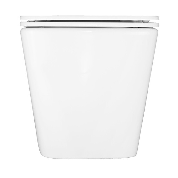 Унитаз подвесной импульсный Azario AZ-101C с тонкой крышкой микролифт (монтажная рама в комплекте) - фото 9