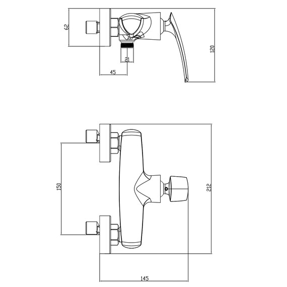 Смеситель для душа Azario Reuleaux AZ-VWF338296C - фото 6