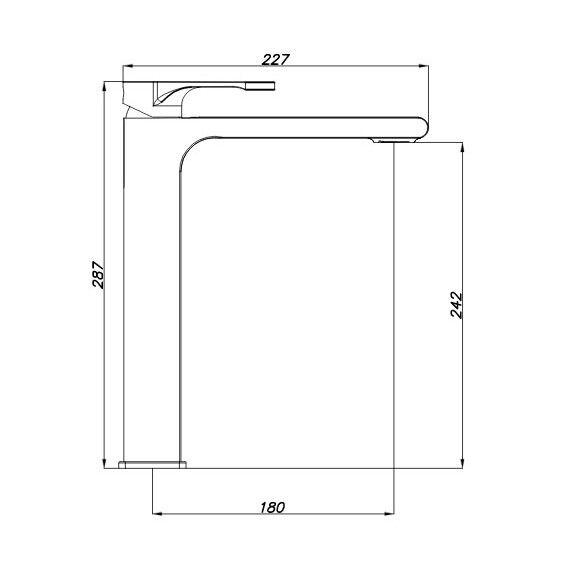 Смеситель для раковины высокий Azario Delano AZ-15844551, Цвет производителя: хром - фото 2