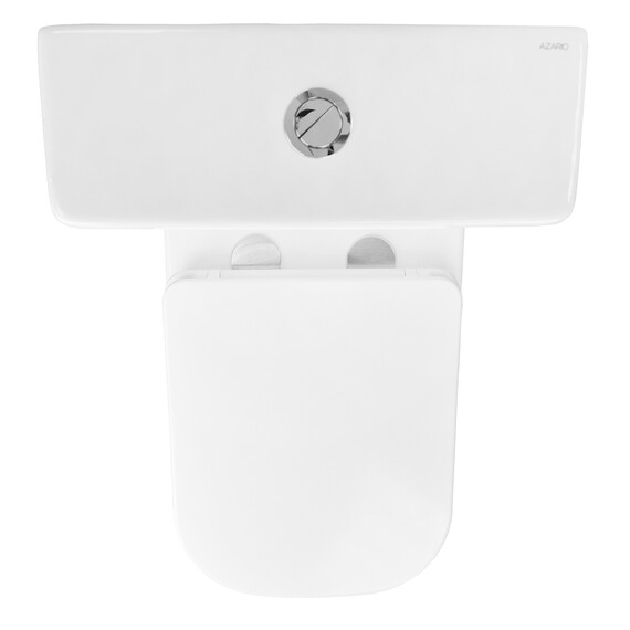 Унитаз-компакт безободковый Azario Levanto AZ-1228A с крышкой микролифт - фото 8