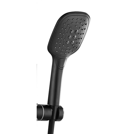 Душевая стойка Azario AZ-801-2, черный/золото, Цвет производителя: чёрный, золото - фото 4