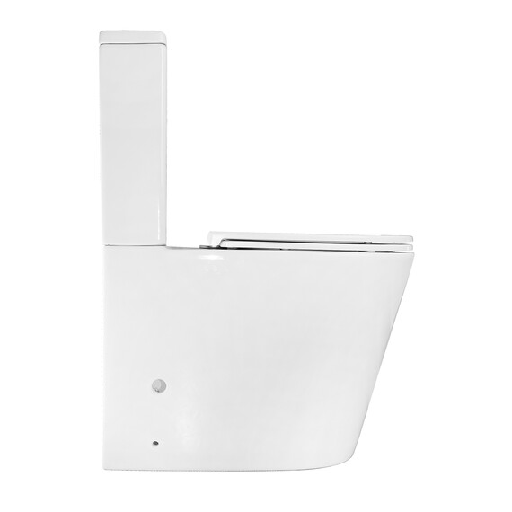 Унитаз-компакт безободковый Azario Maro AZ-2125 с тонкой крышкой микролифт - фото 11