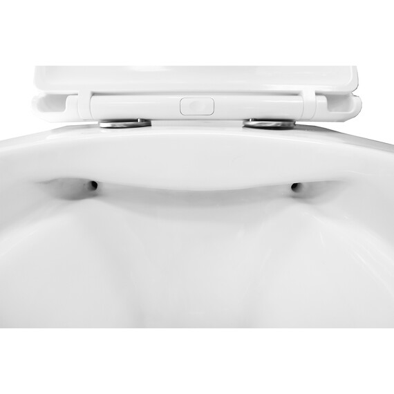 Унитаз подвесной безободковый Azario Felice AZ-0051 с крышкой микролифт - фото 18