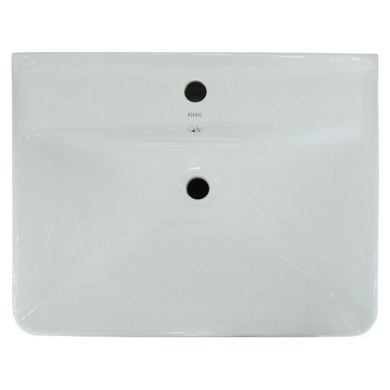 Тумба подвесная с раковиной Azario Lotos 60/2 см CS00083929, белый - фото 4