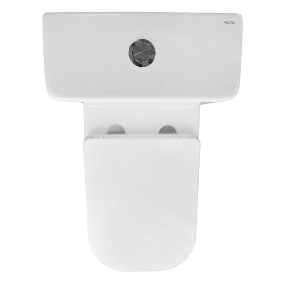 Унитаз-компакт безободковый Azario Fretta Square AZ-5121 с крышкой микролифт - фото 9