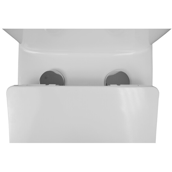 Унитаз-моноблок безободковый с функцией биде Azario Sente AZ-8614B с тонкой крышкой микролифт - фото 12