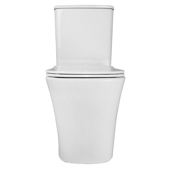 Унитаз-компакт безободковый Azario Anteo Square AZ-1218A с тонкой крышкой микролифт - фото 12